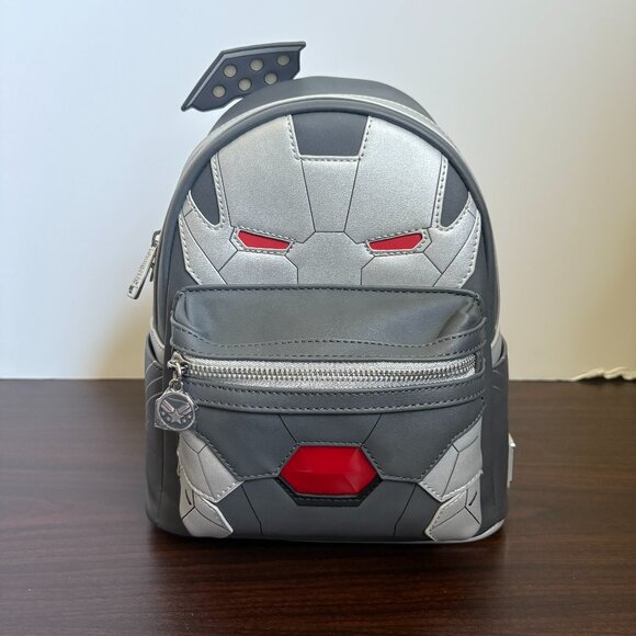 Marvel Light Up War Machine Cosplay Loungefly Mini Backpack NWT - Picture 1 of 8